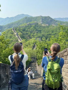 Friends traveling together