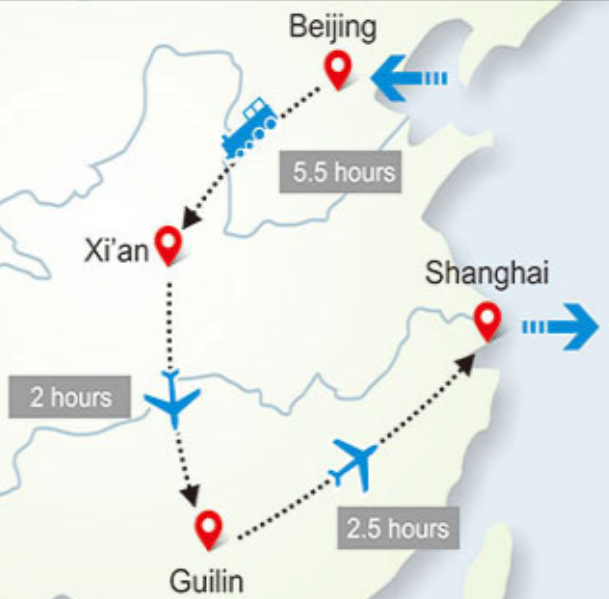 MH-0104 11 Days Beijing‑Xi’an‑Guilin‑Shanghai Tour