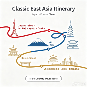 MH‑0108 14 Days Japan‑Korea‑China Group Tour