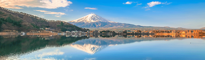 Mt.Fuji and Lake Kawaguchi