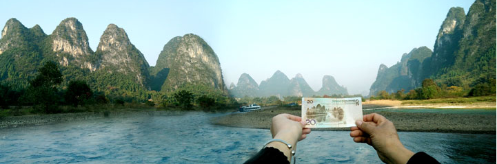 Guilin Li River Karst mountains